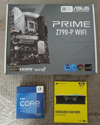 Asus Prime Z790-P Wifi + Intel i7 13700K Lga 1700