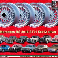 4 pz cerchi Mercedes Super RS 8x16 ET11 5x112