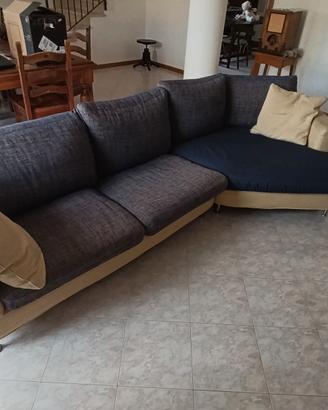 Divano sfoderabile angolare 