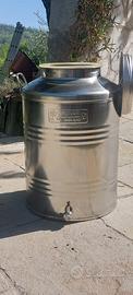 2 Bidoni inox 50 litri