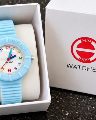 Orologio Hip Hop Watches azzurro nuovo con scatola