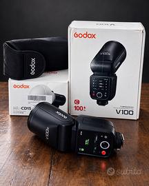Godox V100-C Canon + diffusore ML-CD15 – Kit flash