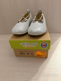 Ballerine Grunland n28 argento usate pichissimo