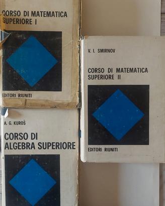 2x Vol. Mat. sup + Vol. Algebra sup - Ed. Riuniti