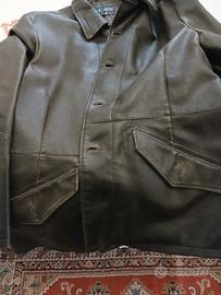 giaccone ecopelle vintage