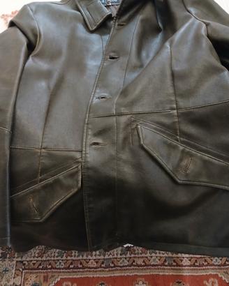 giaccone ecopelle vintage