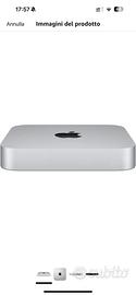 Apple 2021 mac mini M1 (8gb ram 256 ssd)