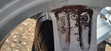 4 cerchi e gomme attacco volkswagen 