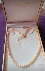 Collana perle e oro giallo 750 