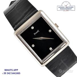 PIAGET  Tank ultra-thin 9150 Factory black diamond