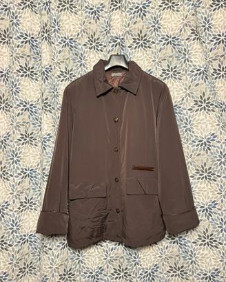 Giacca donna marrone Made in Italy elegante