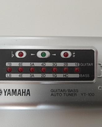 yamaha yt-100 accordatore chitarra e basso