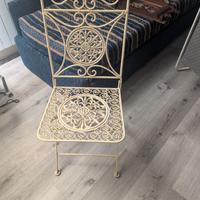 Sedia in ferro vintage