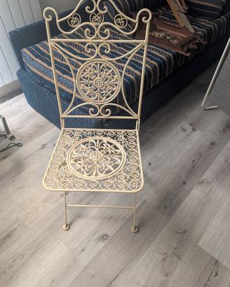 Sedia in ferro vintage