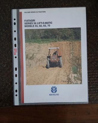 FIATAGRI - Brochure in inglese Serie 56 del 1995