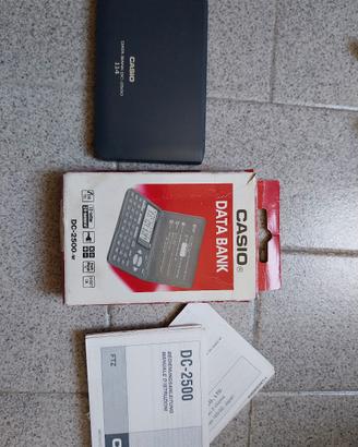 CASIO DATA BANK 2500 CALCOLATRICE 