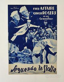 Brochure Seguendo la Flotta, F. Astaire G. Rogers
