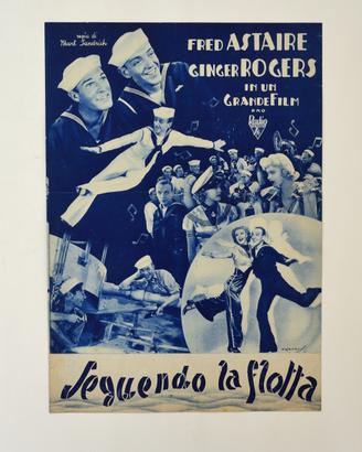 Brochure Seguendo la Flotta, F. Astaire G. Rogers