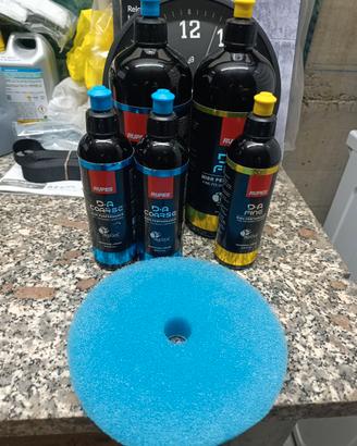 Lucidatura: polish Rupes + shampoo + tampone Rupes