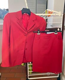 COMPLETO ELEGANTE STEFANEL GIACCA E GONNA TAG. 42