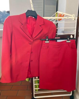 COMPLETO ELEGANTE STEFANEL GIACCA E GONNA TAG. 42