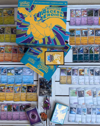 ETB Ascesa Eroica Pokemon Zekrom di N e 102 Carte 