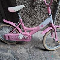 bicicletta con rotelle bimba 