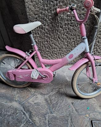 bicicletta con rotelle bimba 