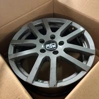 4 Cerchi in lega MSW 22 gray silver 5 fori 16”