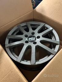4 Cerchi in lega MSW 22 gray silver 5 fori 16”