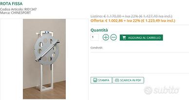 Attrezzatura per riabilitazione arti superiori