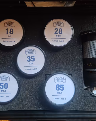 Set Lenti Zeiss Contax MMJ