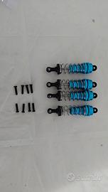 Set 4 Ammortizzatori Idraulici Alluminio Blu Ergal