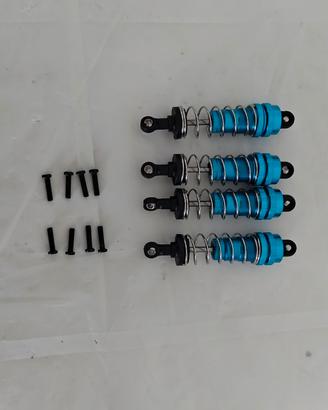 Set 4 Ammortizzatori Idraulici Alluminio Blu Ergal
