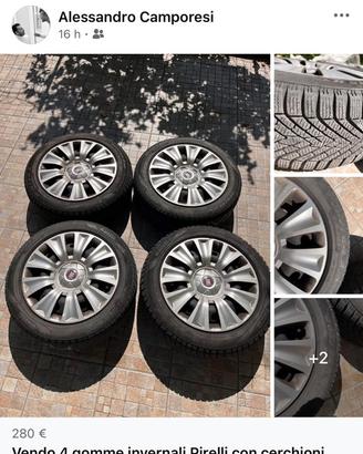 Pneumatici invernali pirelli winter 2 con cerchi