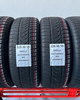 4 gomme 225 45 19 PIRELLI INVERNALE