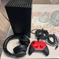 XBOX SERIE X + CONTROLLER Elit + Cuffie gaming
