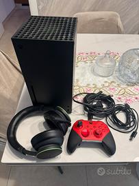 XBOX SERIE X + CONTROLLER Elit + Cuffie gaming