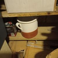 vaso bicolore/Bianco totale due 