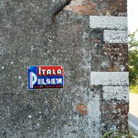 ITALA PILSEN TABELLA targa ORIGINALE 1930 INSEGNA
