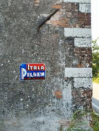 ITALA PILSEN TABELLA targa ORIGINALE 1930 INSEGNA