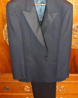 Coppia di SMOKING da uomo lana100%