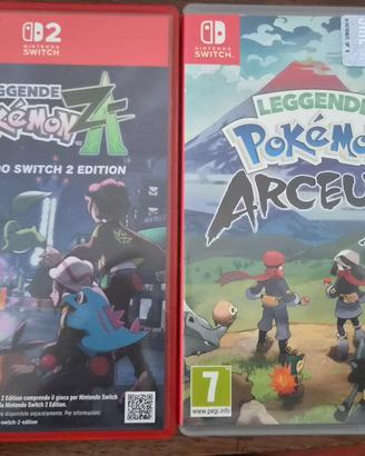 Pokemon Arceus e Pokemon Z-A 