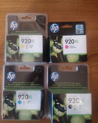 4 Cartucce ORIGINALI HP Stampante officejet 920XL