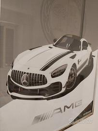 Poster Mercedes AMG gtr pro in cornice