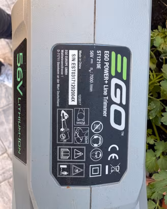 Line Trimmer ego bordatore