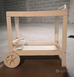 Carrellino plastica per giardino