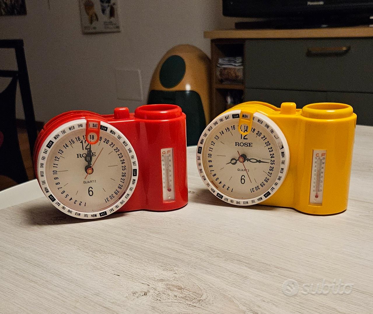 vintage orologio calendario Perpetuo barometro Collezionismo In