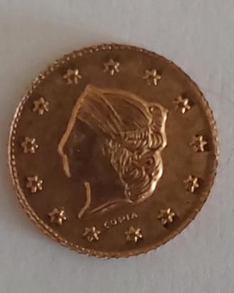 mini moneta USA da 1 $