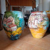 Anfore artigianali dipinte a mano